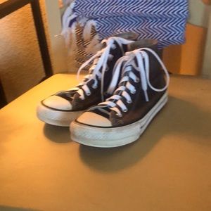 Black converse, size 5